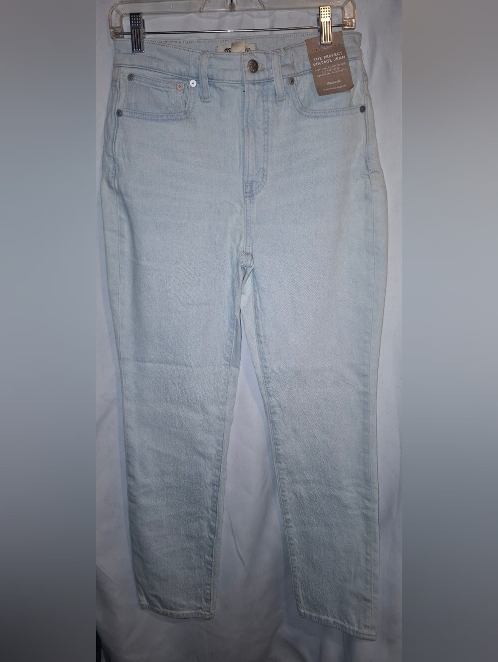 Madewell Pale Blue Skinny Jeans